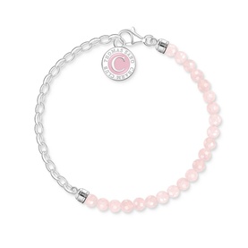 Rose Quartz Charm Bracelet