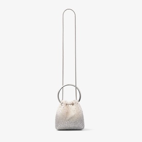 Bon Bon Crystal-Embellished Mesh Bucket Bag