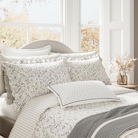 Ayda Duvet Set Chalk