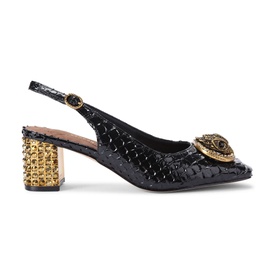 Chelsea Snake-Effect Slingback Pumps