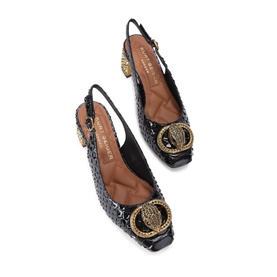 Chelsea Snake-Effect Slingback Pumps