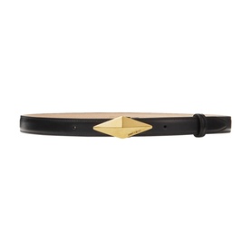Diamond Clasp Leather Belt
