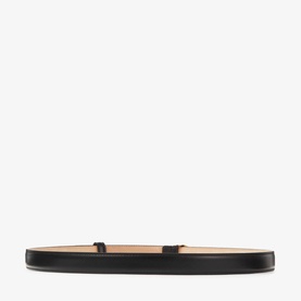 Diamond Clasp Leather Belt