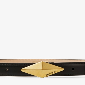 Diamond Clasp Leather Belt