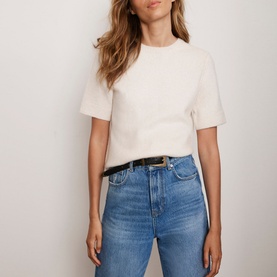 Fine Knit T-Shirt