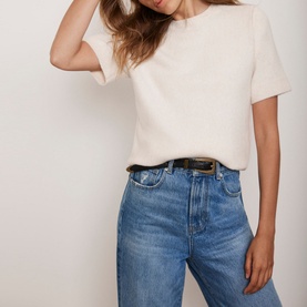 Fine Knit T-Shirt