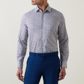 Flower Single Cuff Formal Shirt
