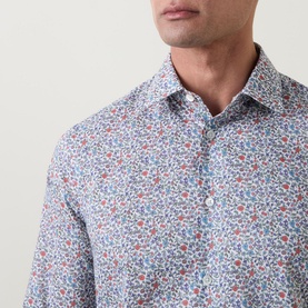 Flower Single Cuff Formal Shirt
