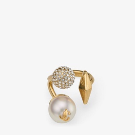 Multi Charm Embellished Ring