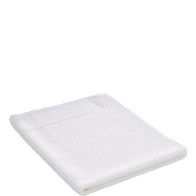 Living Textures Bath Mat White