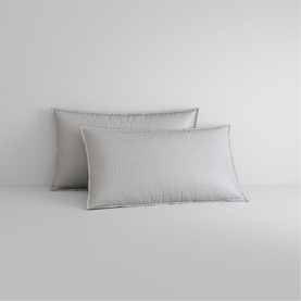 Larsen Duvet Cover Set Silver Mist