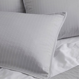Larsen Duvet Cover Set Silver Mist