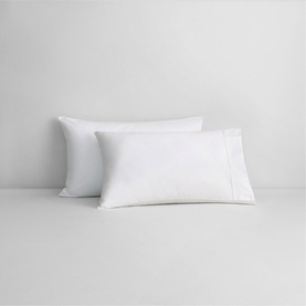 1000 Thread Count Standard Pillowcase Pair Snow