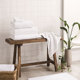 Living Textures Towel White