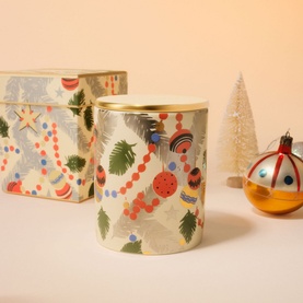 Bitter Orange & Chocolate Ceramic Candle Gift Box