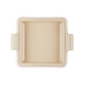 Stoneware Deep Square Dish with Lid 23cm