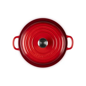 Signature Cast Iron Shallow Casserole Dish 22cm