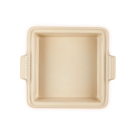 Stoneware Deep Square Dish with Lid 23cm