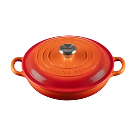 Signature Cast Iron Shallow Casserole Dish 22cm