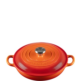 Signature Cast Iron Shallow Casserole Dish 22cm