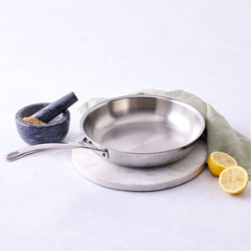 3-Ply Stainless Steel Uncoated Frying Pan 24cm