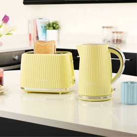 Yellow Eden 2 Slice Toaster