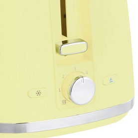 Yellow Eden 2 Slice Toaster