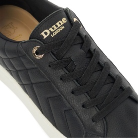 Egent Quilted Platform Lace-Up Trainers