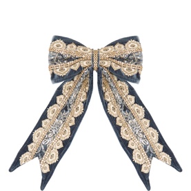 Vintage Embellished Pre-Tied Bow
