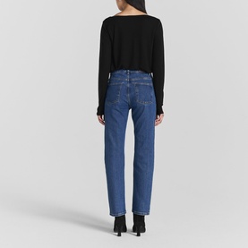 Sally Comfort High-Rise Straight Leg Jeans