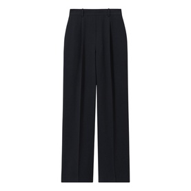Eden Wide Leg Twill Trousers