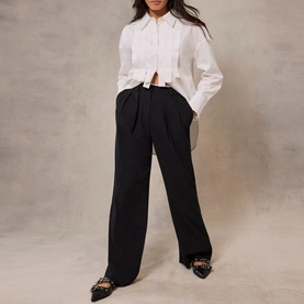 High-Rise Wide Leg Trousers