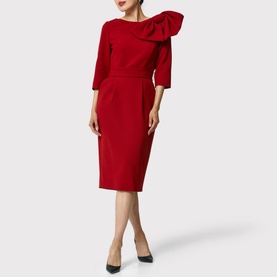 Isadora Belted Pencil Dress