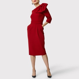 Isadora Belted Pencil Dress