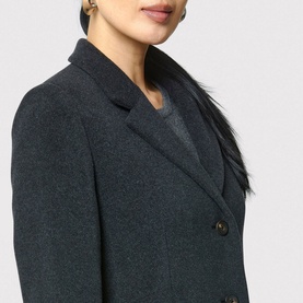 Leighton Single-Breasted Coat