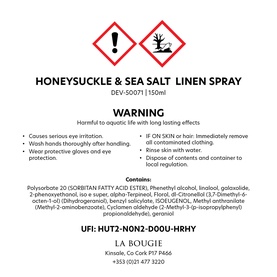 Honeysuckle & Sea Salt Linen Spray