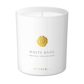White Basil Scented Candle 360g