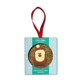 Christmas Santa Milk Chocolate Tree Hanger