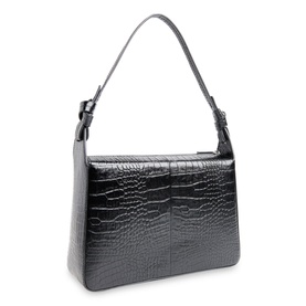 Erica Mock-Croc Shoulder Bag