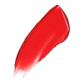 NARS Explicit Lipstick in Incendiary, creamy vivid red shade swatch showing smooth texture