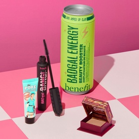 BADgal Energy Mascara, Pore Primer & Bronzer Trio Set