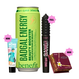 BADgal Energy Mascara, Pore Primer & Bronzer Trio Set