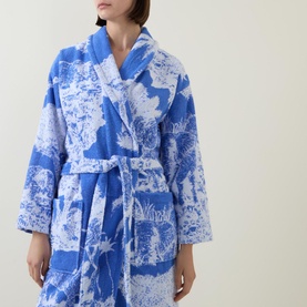 Safari Print Towelling Robe