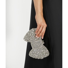 Enchant Embellished Bow Clutch