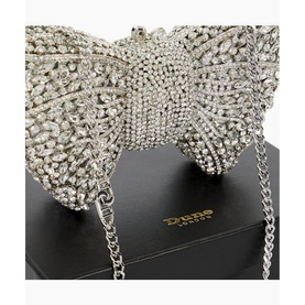 Enchant Embellished Bow Clutch