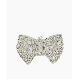 Enchant Embellished Bow Clutch