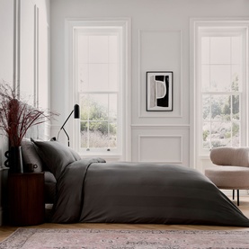 Serra Duvet Set Charcoal