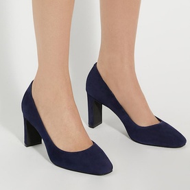 Arriving Block Heel Courts