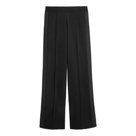Mid-Rise Straight Leg Trousers