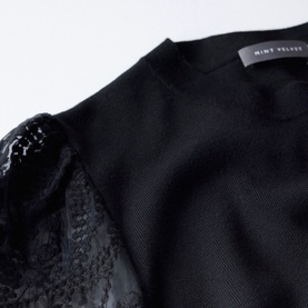 Sheer Sleeve Sweater